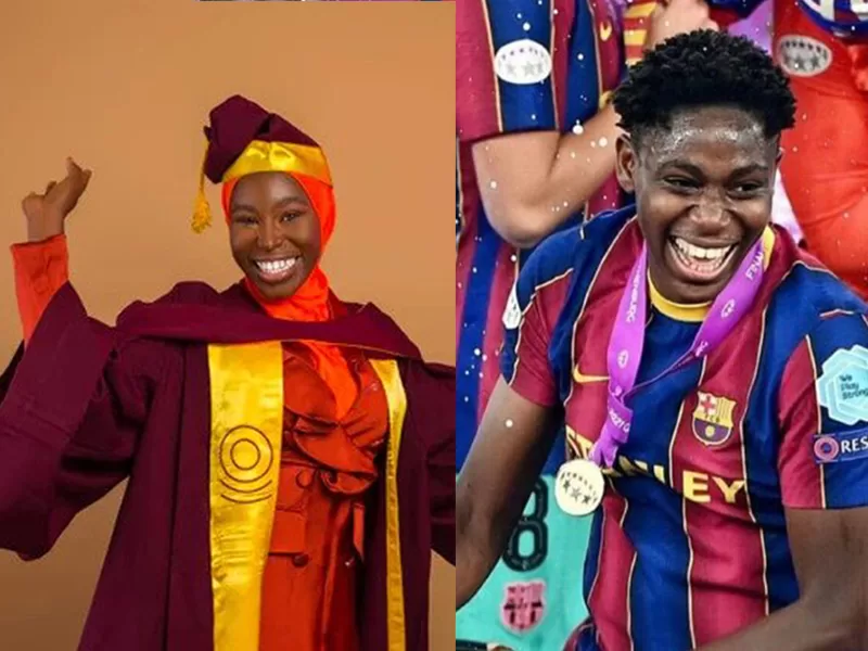 Asisat Oshoala’s Sis Sherifat Dribbles Her Way to a Master’s Degree at UNILAG’s 55th Convocation!