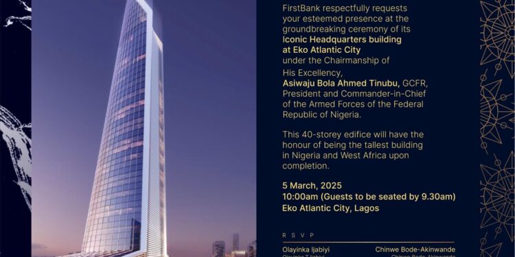 First Bank Flags off 40-storey Head Office