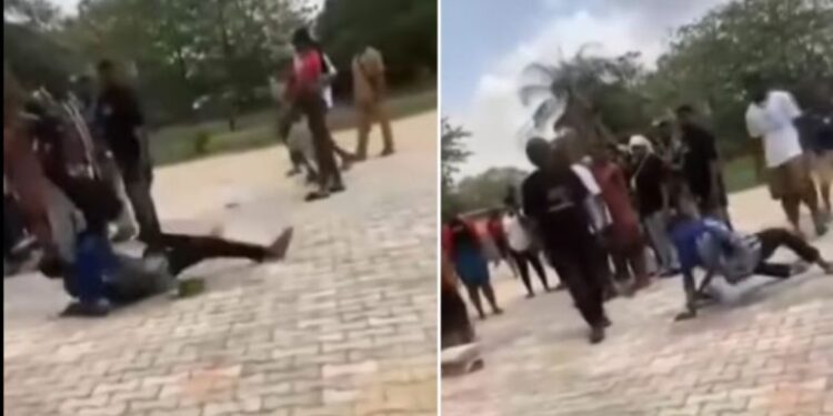Angry Lecturer assaults Polytechnic Student for not following instruction [Video]
