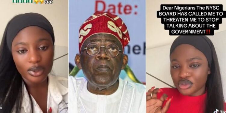 NYSC Threatens Corps Member for saying Tinubu is a ‘terrible’ President [Video]
