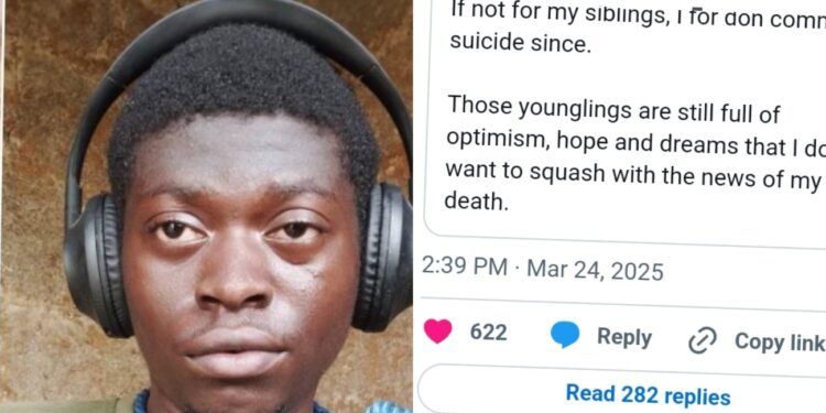 First-Class Student Commits Suicide after several tweets in Osun