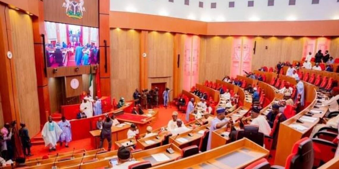 Nigerian Senate denies viral kiss video says not one of Them