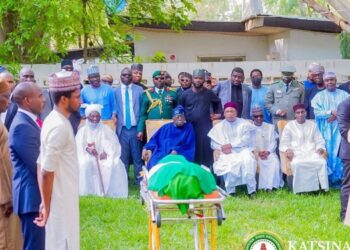 How President Tinubu, Opposition Coalition Leaders Snubbed Each Other at Buhari’s burial