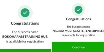 Reactions as CAC’s AI system approves ‘BokoHaram Hub’, ‘Nigeria Must Scatter’, others for Business Names