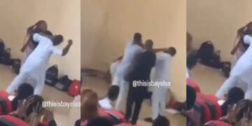 Lecturer Punches Female Student  as Fight Erupts [Video]