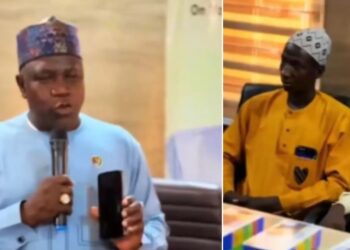 Zamfara LG Chairman Sparks Buzz After Sharing Phones, Power Banks to Youths (Video)