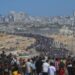 Displaced Palestinians Trek Home to Gaza as Israel-Hamas Truce Begins