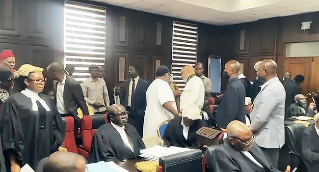 JUST IN: Nnamdi Kanu’s Lawyers Withdraw from his Case