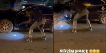 Outrage as Police Officer Shoots Car Tire for Alleged Stop Order Violation (Video)