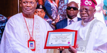Tinubu Honours Mahmood Yakubu with CON as INEC Tenure Ends