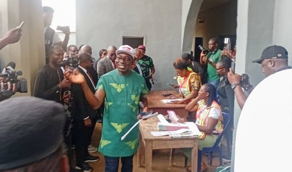 Soludo votes in Isuofia as AnambraDecides2025 begins
