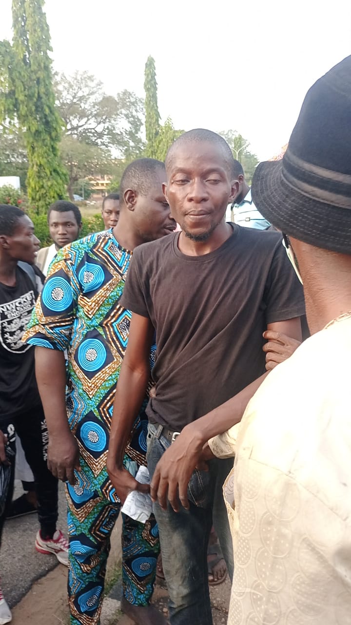 [breaking] thief busted at unilorin slt, see photos/video