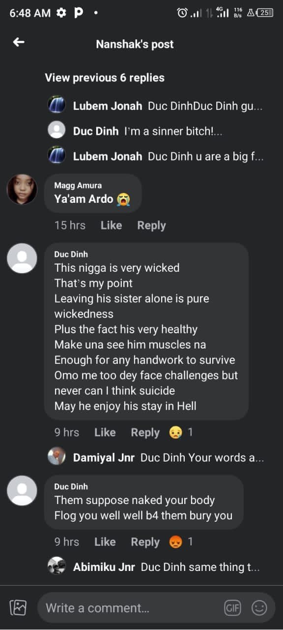 screenshots as varsity student commits suicide after facebook post (see what he posted) screenshots as varsity student commits suicide after facebook post (see what he posted)