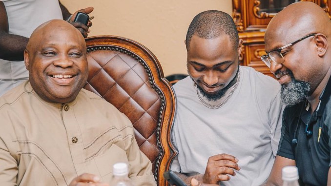 davido declares uncle, ademola adeleke as ‘incoming governor of osun (see tweets)