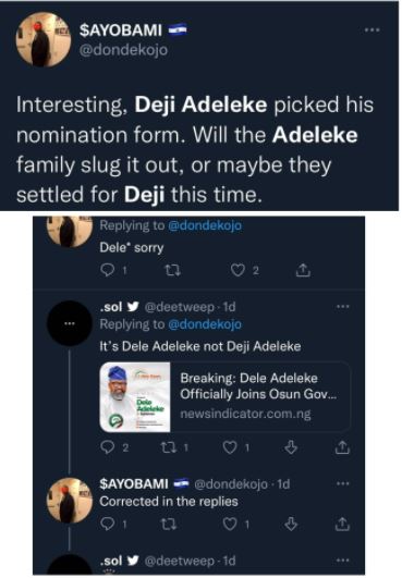 davido declares uncle, ademola adeleke as ‘incoming governor of osun (see tweets)