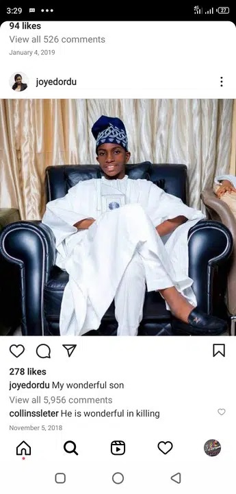 mother of sylvester’s alleged killer deletes instagram account after being called out, see screenshot threads