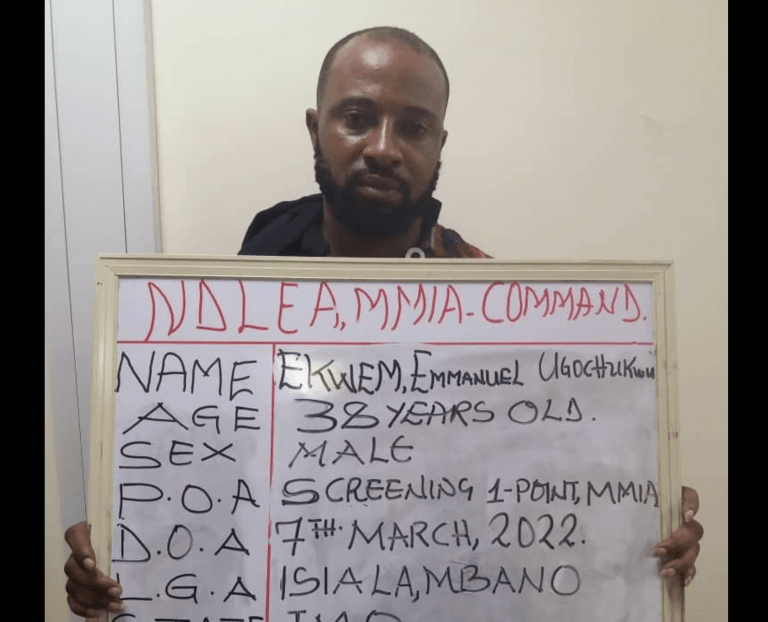 ndlea bursts popular pastor with drugs in lagos airport [photos]