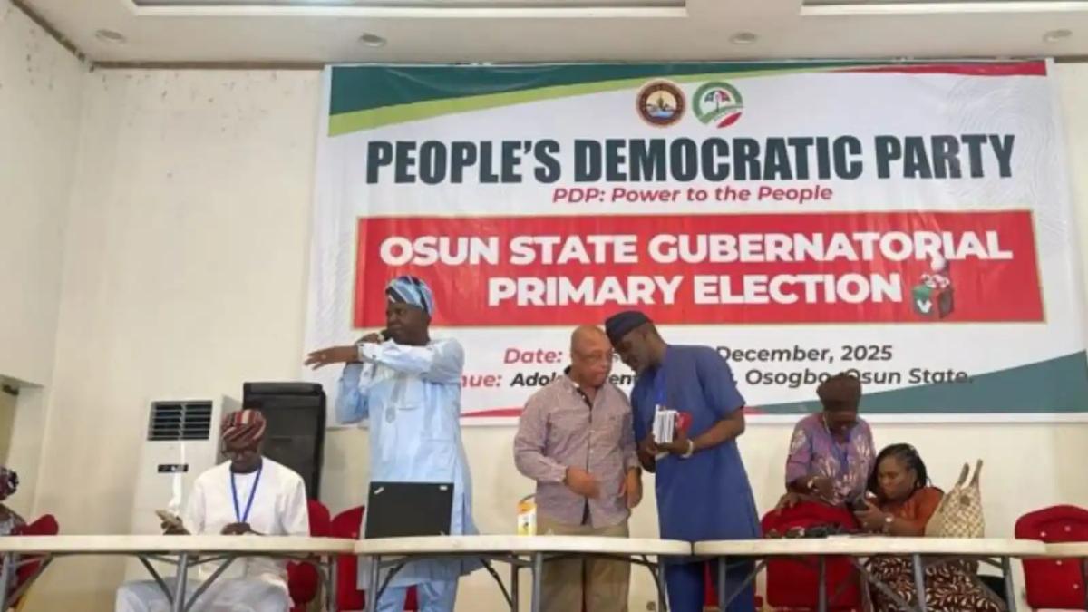osun pdp governorship primary election