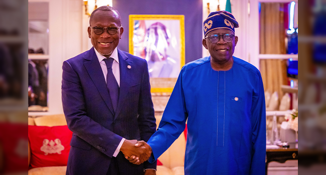 tinubu with benin president patrice talon